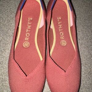 Rothy's Pink Coral and Flats